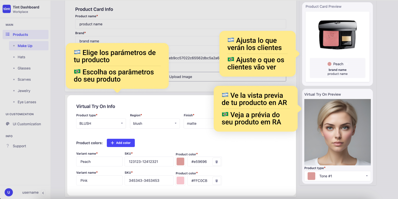 Plataforma de Prueba Virtual TINT